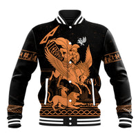 Bellerophon Vs Chimera Greek Mythology Baseball Jacket Ancient Greek Heroic