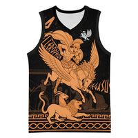 Bellerophon Vs Chimera Greek Mythology Basketball Jersey Ancient Greek Heroic