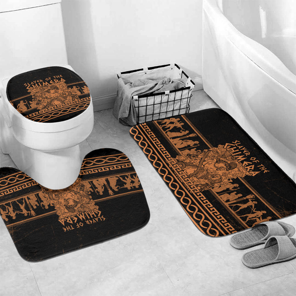 Bellerophon Vs Chimera Greek Mythology Bathroom Set Ancient Greek Heroic