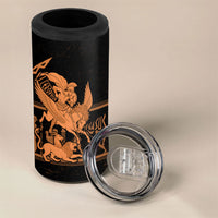 Bellerophon Vs Chimera Greek Mythology 4 in 1 Can Cooler Tumbler Ancient Greek Heroic