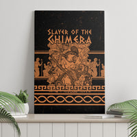 Bellerophon Vs Chimera Greek Mythology Canvas Wall Art Ancient Greek Heroic