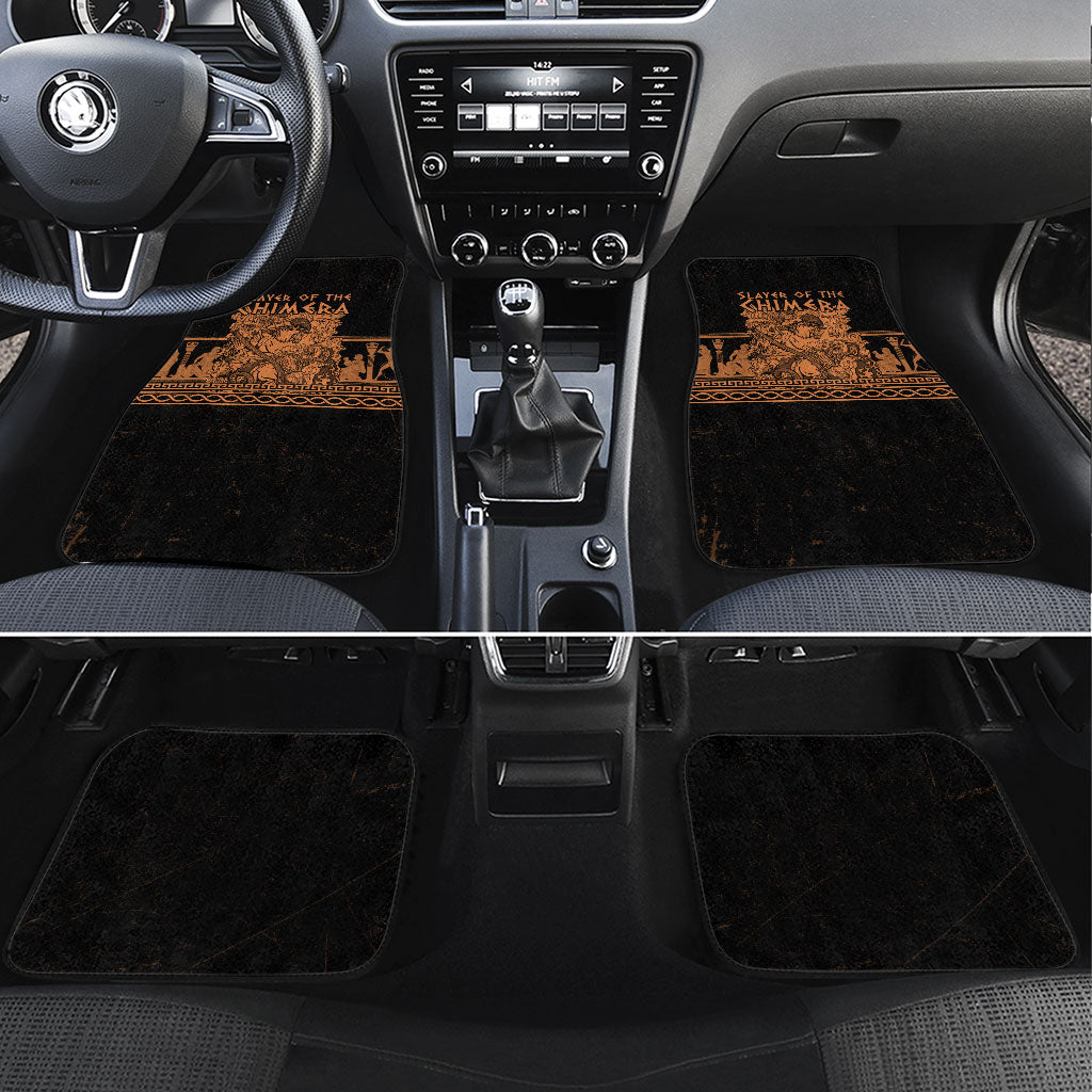 Bellerophon Vs Chimera Greek Mythology Car Mats Ancient Greek Heroic