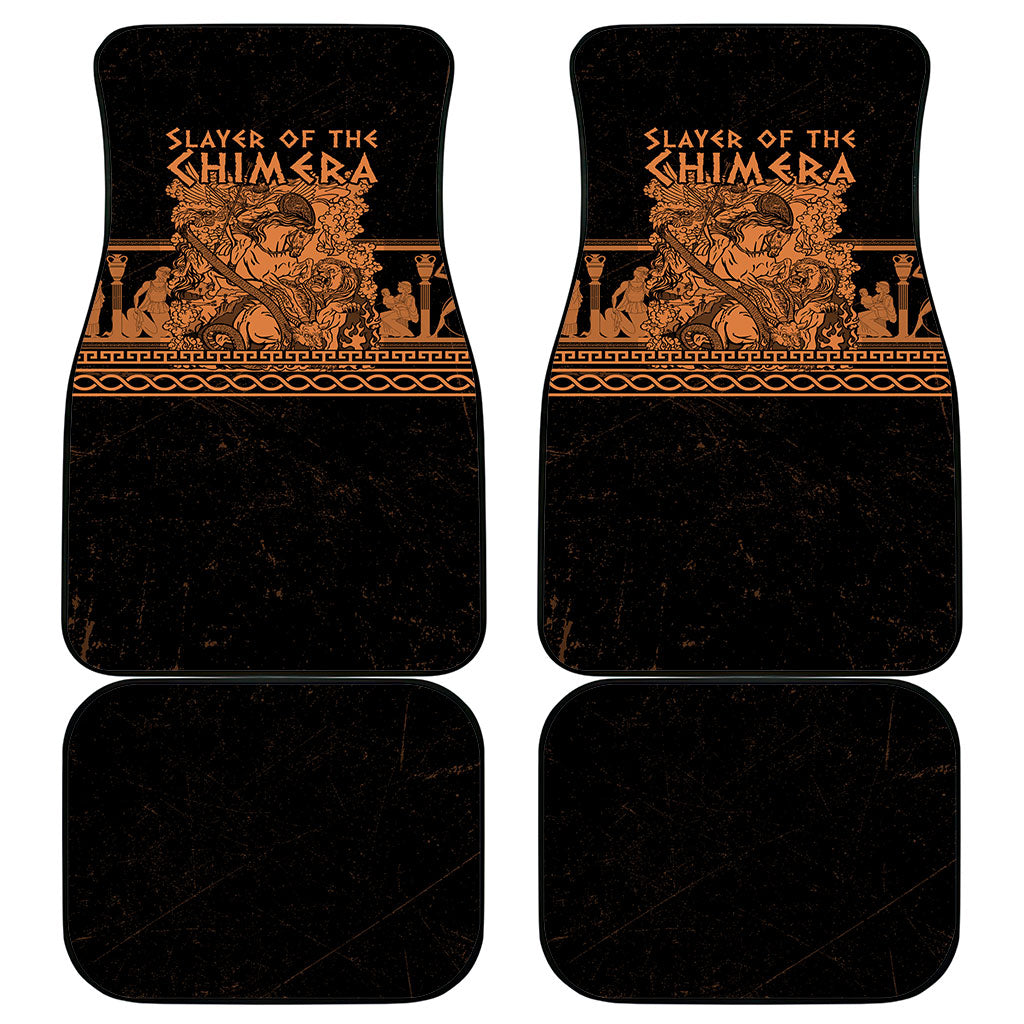 Bellerophon Vs Chimera Greek Mythology Car Mats Ancient Greek Heroic