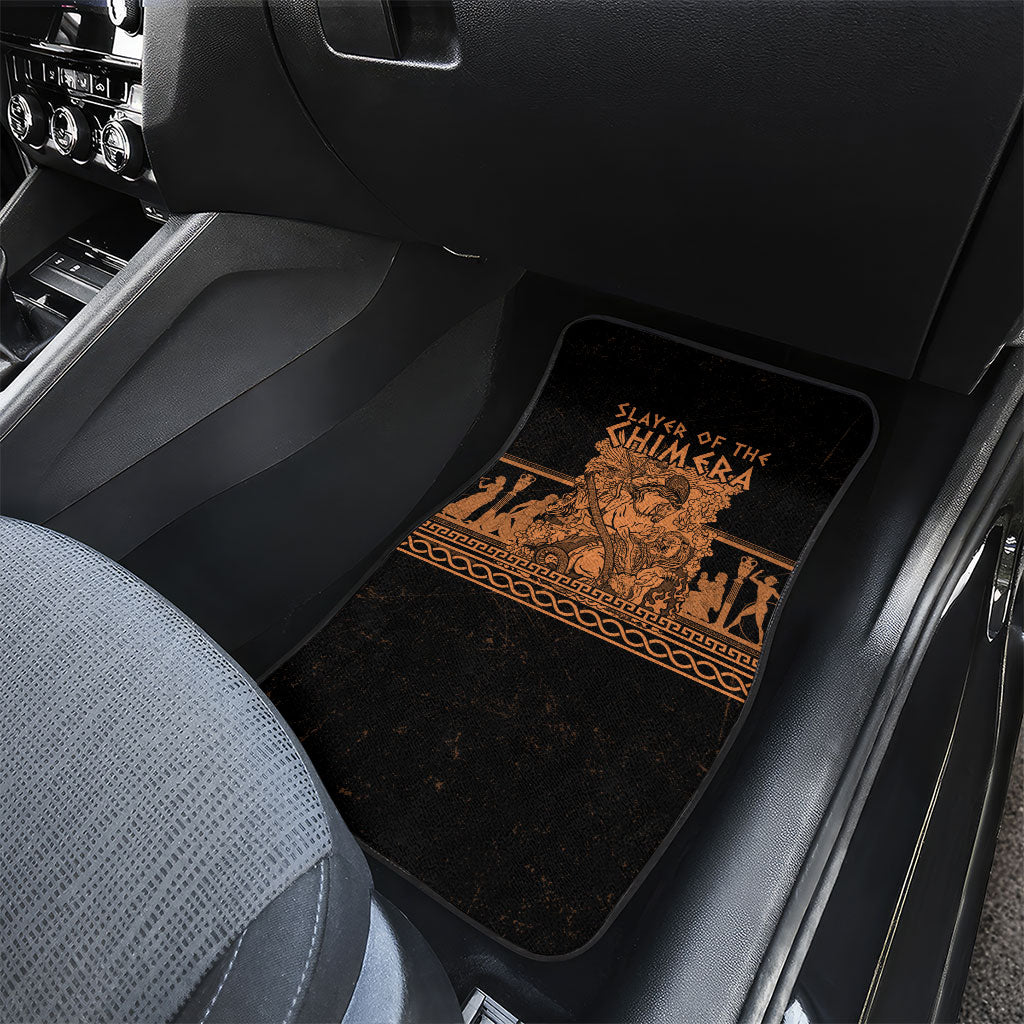Bellerophon Vs Chimera Greek Mythology Car Mats Ancient Greek Heroic