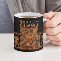 Bellerophon Vs Chimera Greek Mythology Ceramic Mug Ancient Greek Heroic