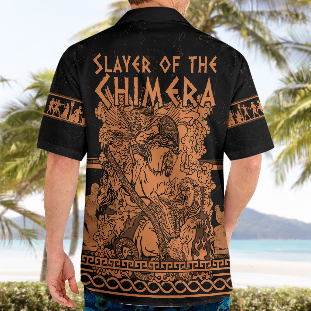 Bellerophon Vs Chimera Greek Mythology Hawaiian Shirt Ancient Greek Heroic