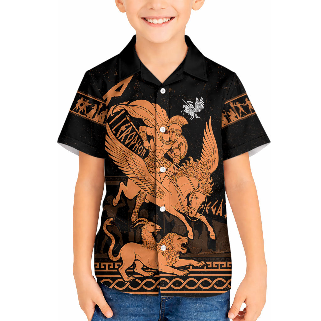 Bellerophon Vs Chimera Greek Mythology Hawaiian Shirt Ancient Greek Heroic