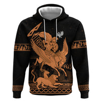 Bellerophon Vs Chimera Greek Mythology Hoodie Ancient Greek Heroic