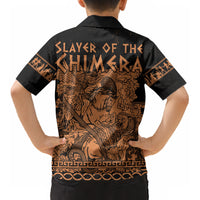 Bellerophon Vs Chimera Greek Mythology Kid Hawaiian Shirt Ancient Greek Heroic