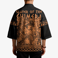 Bellerophon Vs Chimera Greek Mythology Kimono Ancient Greek Heroic