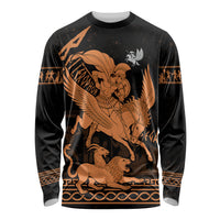 Bellerophon Vs Chimera Greek Mythology Long Sleeve Shirt Ancient Greek Heroic