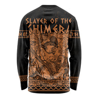 Bellerophon Vs Chimera Greek Mythology Long Sleeve Shirt Ancient Greek Heroic
