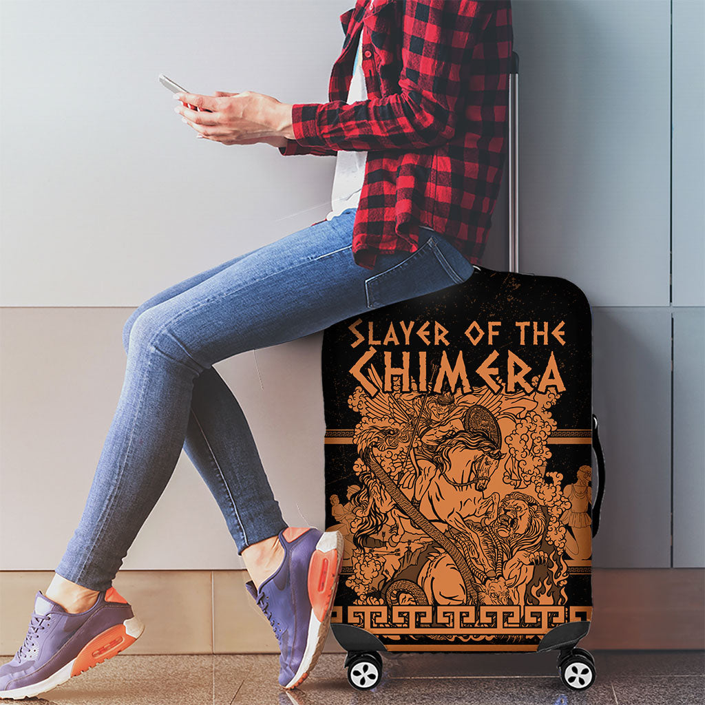 Bellerophon Vs Chimera Greek Mythology Luggage Cover Ancient Greek Heroic