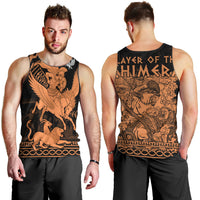 Bellerophon Vs Chimera Greek Mythology Men Tank Top Ancient Greek Heroic