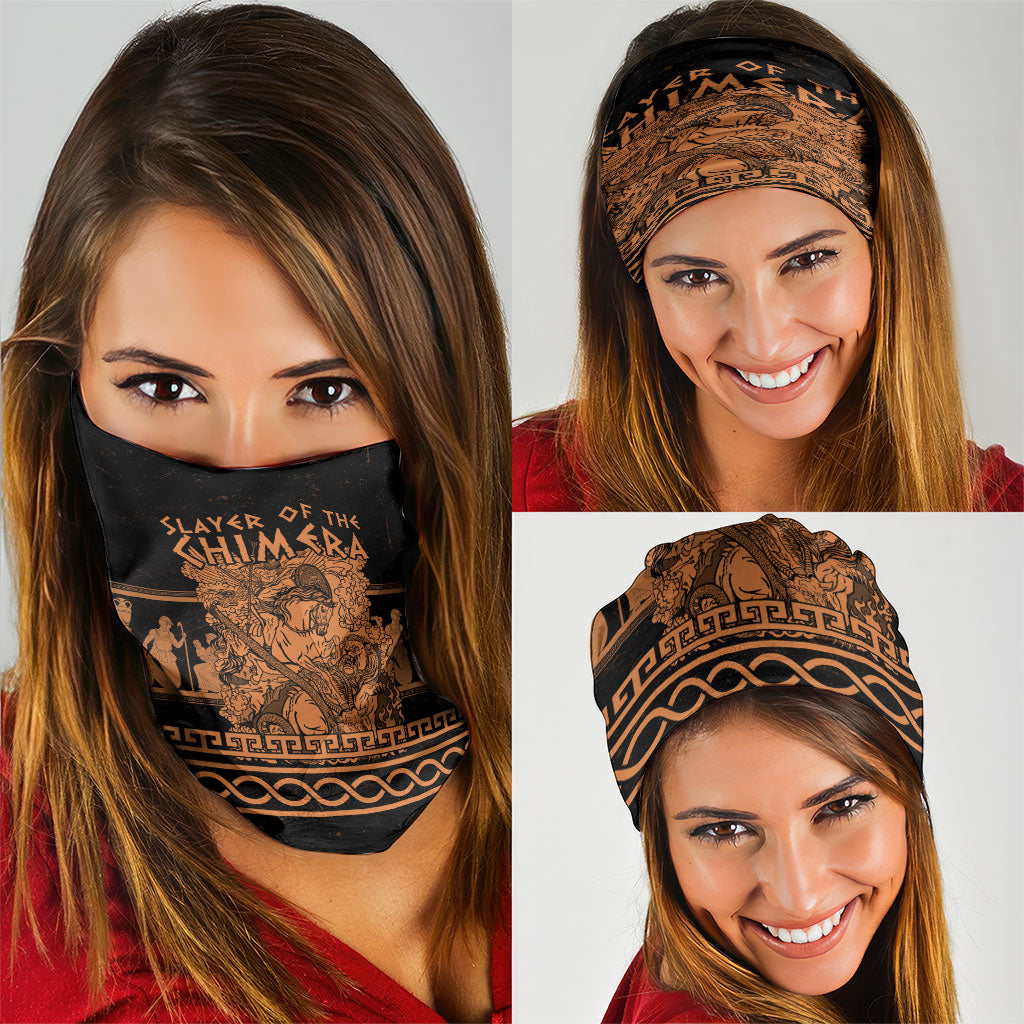 Bellerophon Vs Chimera Greek Mythology Neck Gaiter Ancient Greek Heroic