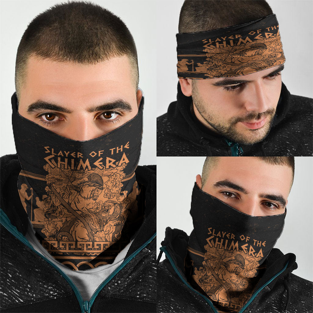 Bellerophon Vs Chimera Greek Mythology Neck Gaiter Ancient Greek Heroic