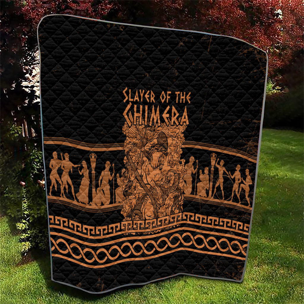 Bellerophon Vs Chimera Greek Mythology Quilt Ancient Greek Heroic