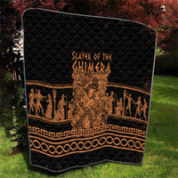 Bellerophon Vs Chimera Greek Mythology Quilt Ancient Greek Heroic