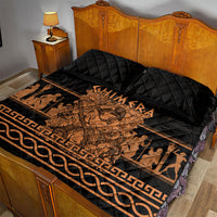 Bellerophon Vs Chimera Greek Mythology Quilt Bed Set Ancient Greek Heroic