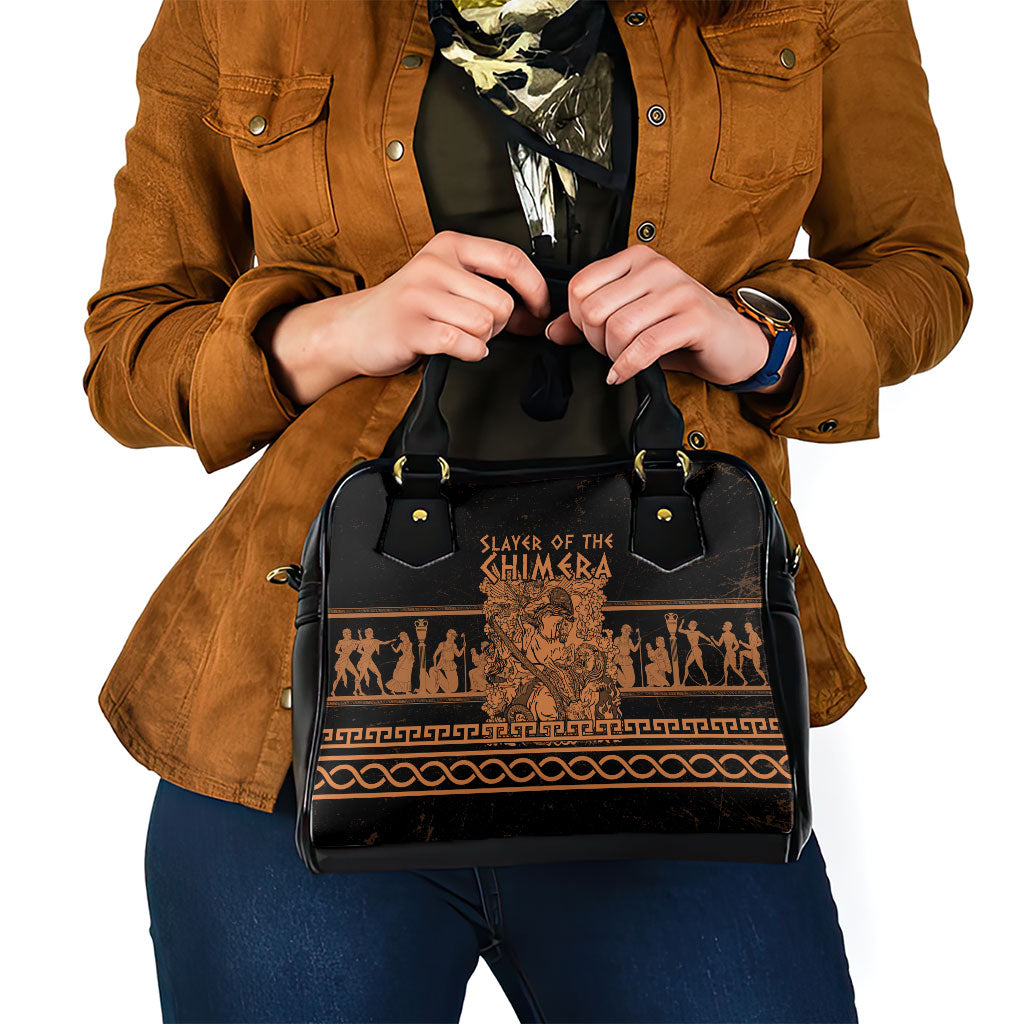 Bellerophon Vs Chimera Greek Mythology Shoulder Handbag Ancient Greek Heroic