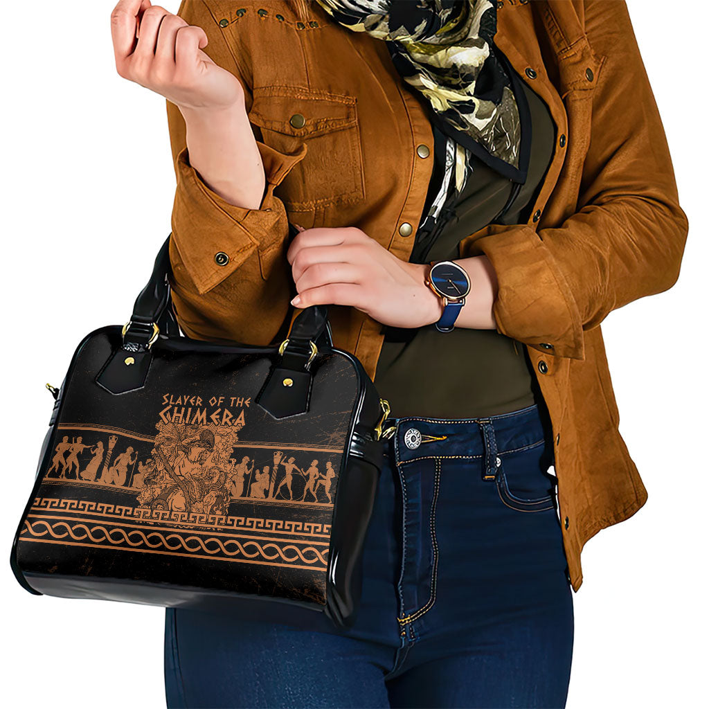 Bellerophon Vs Chimera Greek Mythology Shoulder Handbag Ancient Greek Heroic
