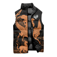 Bellerophon Vs Chimera Greek Mythology Sleeveless Puffer Jacket Ancient Greek Heroic