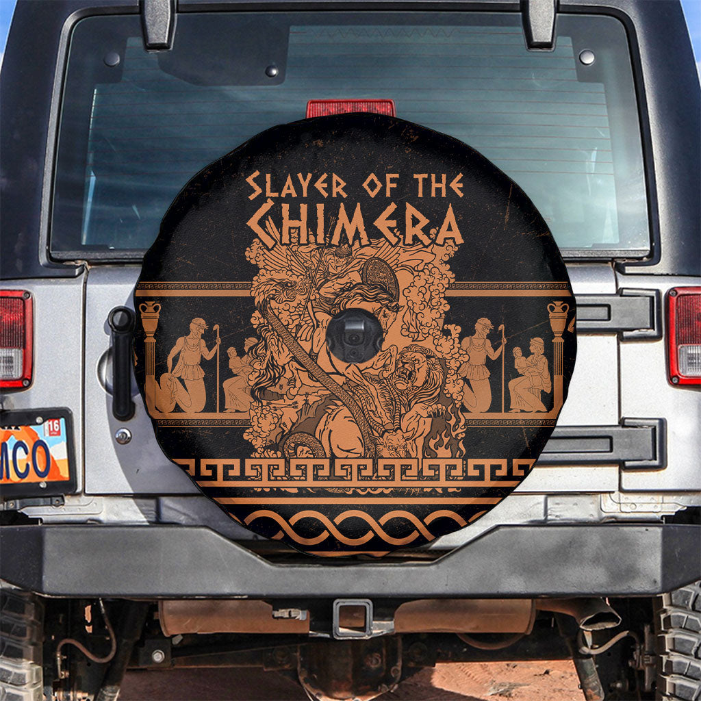 Bellerophon Vs Chimera Greek Mythology Spare Tire Cover Ancient Greek Heroic