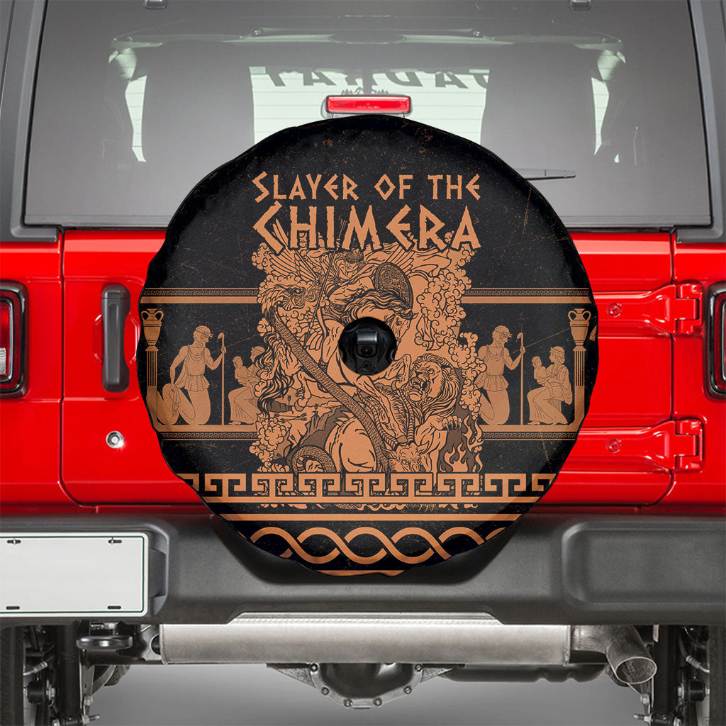 Bellerophon Vs Chimera Greek Mythology Spare Tire Cover Ancient Greek Heroic