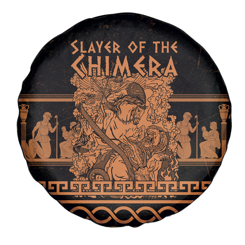 Bellerophon Vs Chimera Greek Mythology Spare Tire Cover Ancient Greek Heroic