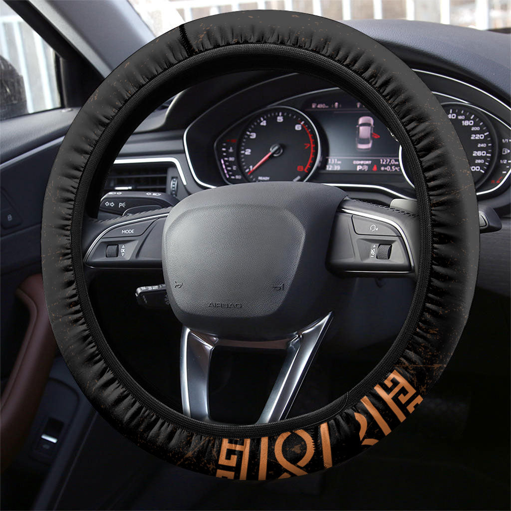 Bellerophon Vs Chimera Greek Mythology Steering Wheel Cover Ancient Greek Heroic
