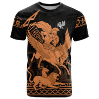 Bellerophon Vs Chimera Greek Mythology T Shirt Ancient Greek Heroic