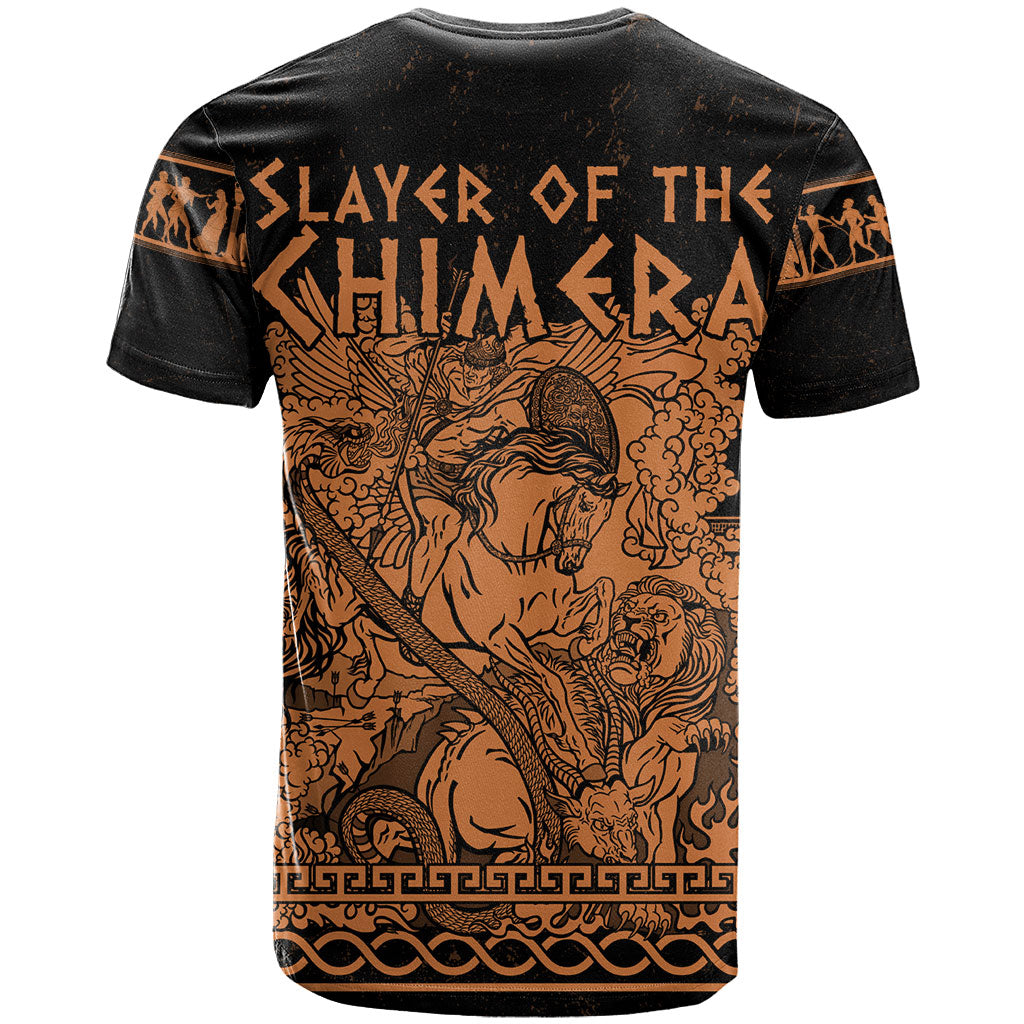 Bellerophon Vs Chimera Greek Mythology T Shirt Ancient Greek Heroic