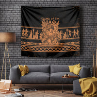 Bellerophon Vs Chimera Greek Mythology Tapestry Ancient Greek Heroic