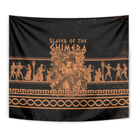 Bellerophon Vs Chimera Greek Mythology Tapestry Ancient Greek Heroic