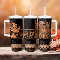 Bellerophon Vs Chimera Greek Mythology Tumbler With Handle Ancient Greek Heroic