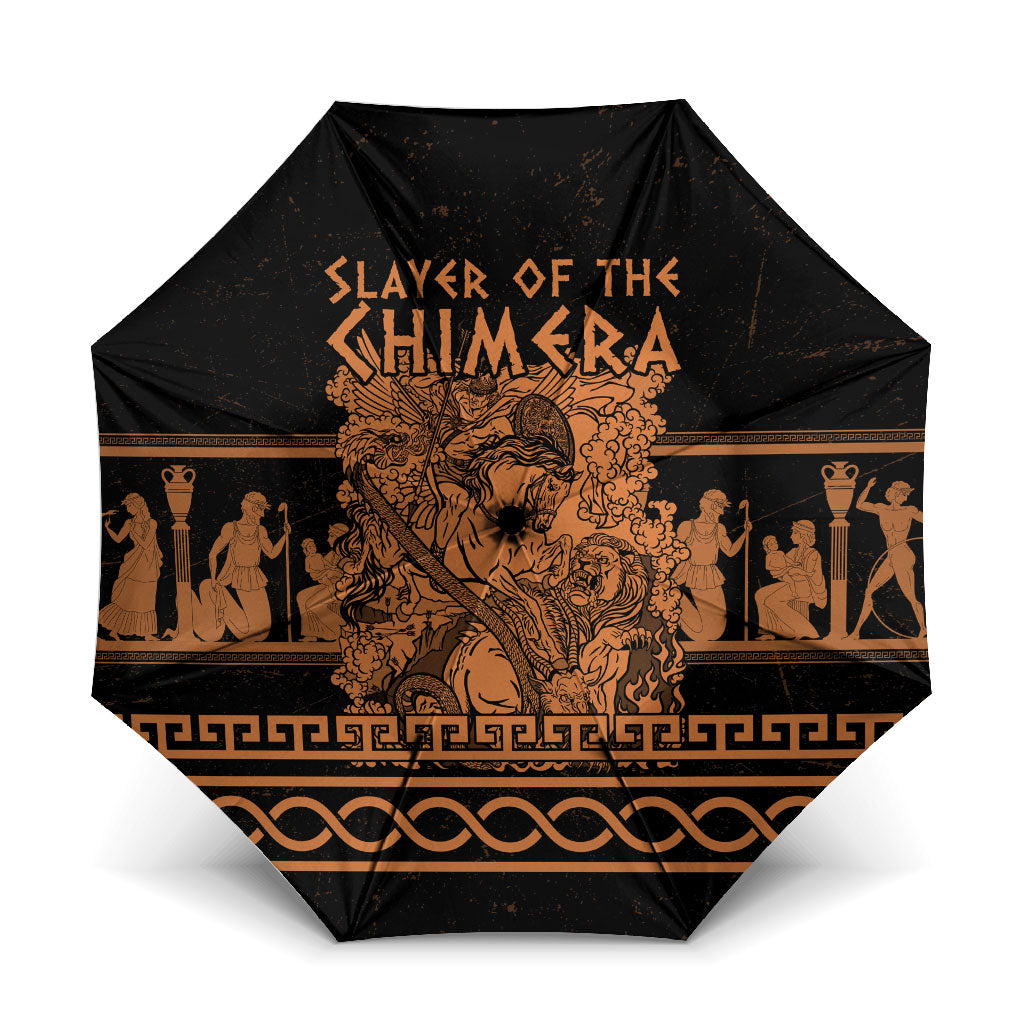 Bellerophon Vs Chimera Greek Mythology Umbrella Ancient Greek Heroic