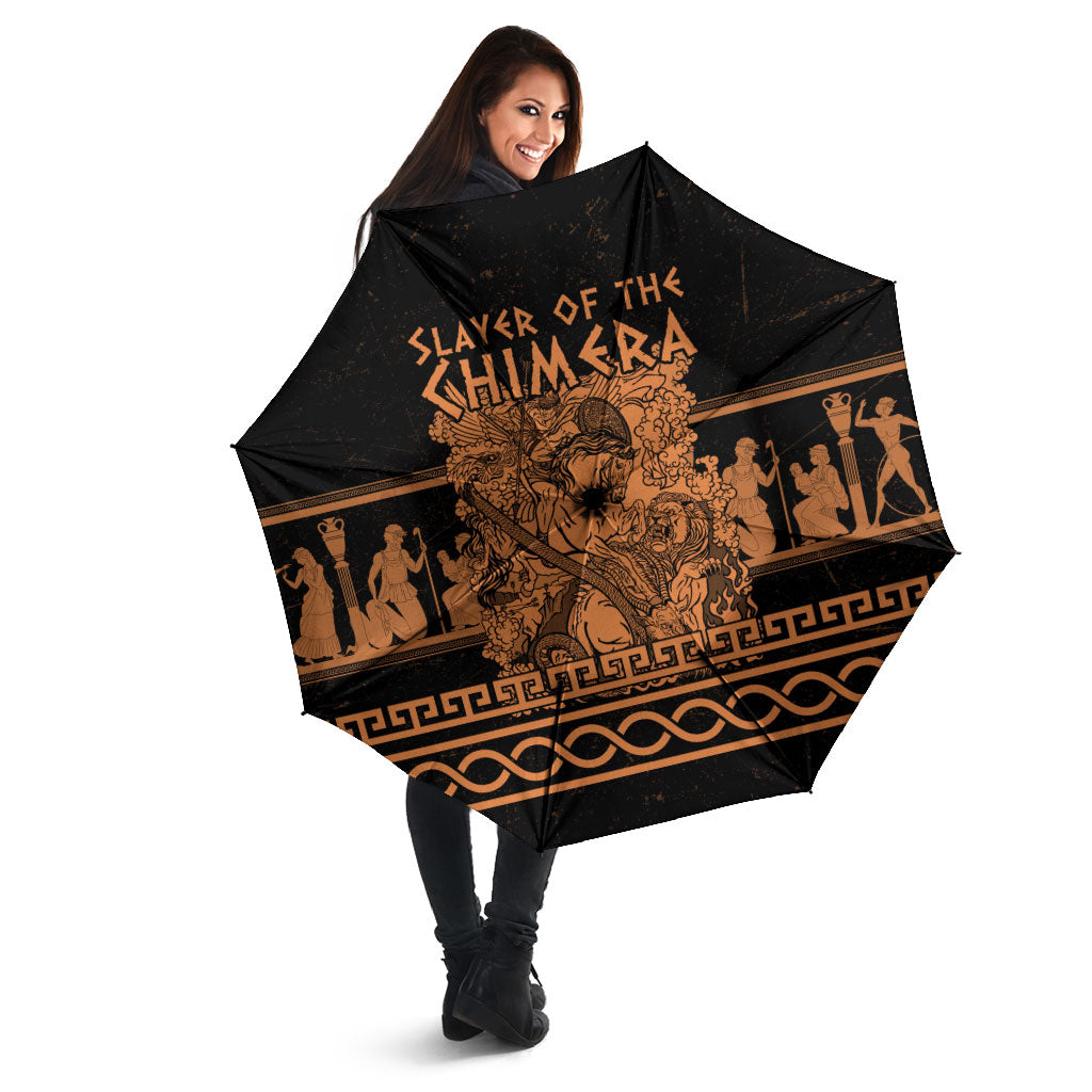 Bellerophon Vs Chimera Greek Mythology Umbrella Ancient Greek Heroic