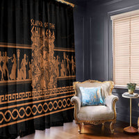 Bellerophon Vs Chimera Greek Mythology Window Curtain Ancient Greek Heroic