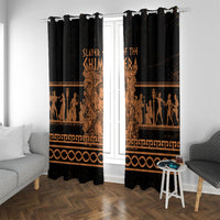 Bellerophon Vs Chimera Greek Mythology Window Curtain Ancient Greek Heroic