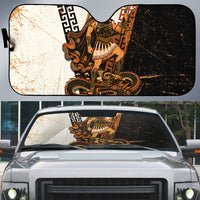 Cadmus Greek Mythology Dragon Slayer Auto Sun Shade Spartan Warrior Epic Battle Vintage Grunge
