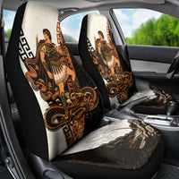 Cadmus Greek Mythology Dragon Slayer Car Seat Cover Spartan Warrior Epic Battle Vintage Grunge
