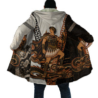 Cadmus Greek Mythology Dragon Slayer Cloak Spartan Warrior Epic Battle Vintage Grunge