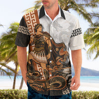 Cadmus Greek Mythology Dragon Slayer Hawaiian Shirt Spartan Warrior Epic Battle Vintage Grunge