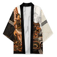 Cadmus Greek Mythology Dragon Slayer Kimono Spartan Warrior Epic Battle Vintage Grunge