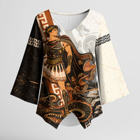 Cadmus Greek Mythology Dragon Slayer Kimono Sleeve Blouse Spartan Warrior Epic Battle Vintage Grunge