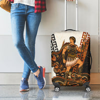 Cadmus Greek Mythology Dragon Slayer Luggage Cover Spartan Warrior Epic Battle Vintage Grunge