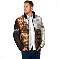 Cadmus Greek Mythology Dragon Slayer Padded Jacket Spartan Warrior Epic Battle Vintage Grunge