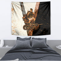 Cadmus Greek Mythology Dragon Slayer Tapestry Spartan Warrior Epic Battle Vintage Grunge