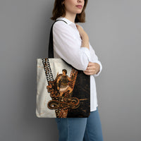 Cadmus Greek Mythology Dragon Slayer Tote Bag Spartan Warrior Epic Battle Vintage Grunge