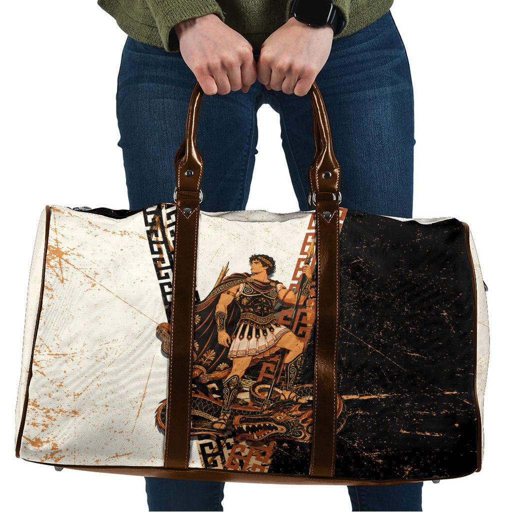 Cadmus Greek Mythology Dragon Slayer Travel Bag Spartan Warrior Epic Battle Vintage Grunge